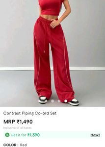 Red Co-ord Set