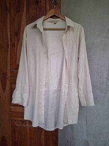 Classic Cream Oversized Shirt