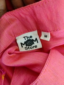 Pink Shade Maternity Kurta Set (Women's)