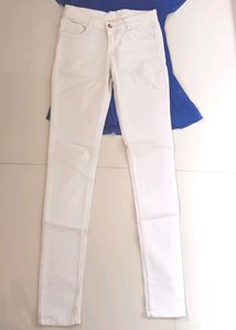 Combo Outfit Top And White Jeans