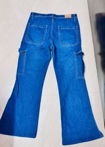 Flare Cargo Jeans