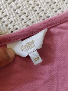 Pink Lace Trim Top(XL)