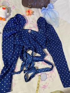 Blue Wrap Top🩵