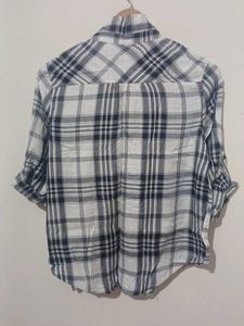 women's check Casual Shirt