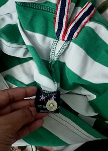 Classic Rugby Striped Polo Shirt