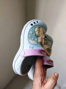 Glowing Cute Unicorn Rainbow Clogs by Bata