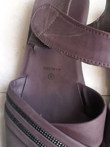 Like New  Stylish Brown Thong Sandals