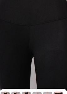 Combo of Black Workout Tights with HRX Active crop