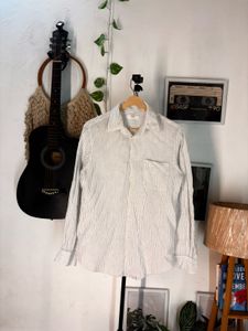 Uniqlo Lenin Classic Striped Button-Down Shirt