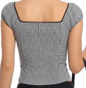 Cute Gingham Cami Top