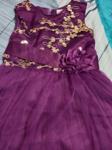 Purple Party Dress