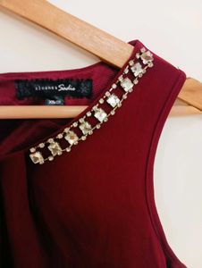 Elegant Embellished Sleeveless Top