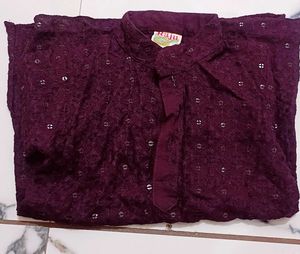 Elegant Embroidered Kurta for baby boy