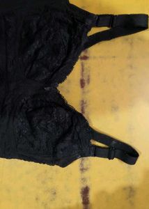 Elegant Black Lace Bra