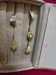 Assorted Vintage Gold-Tone Rings