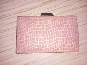 Pink glitter clutch