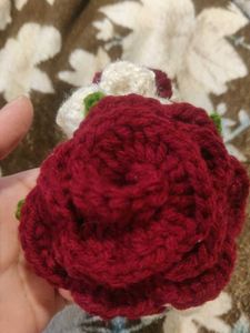 Handmade Crochet Rose Hand gajra