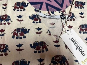 🐘 Modran Handloom Cotton Printed Short Kurti