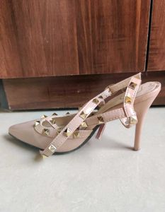 Studded Heeled Sandals