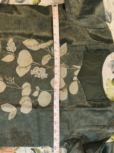 Elegant Green Floral Print Kurta Set