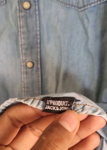 Classic Light Wash Denim Shirt