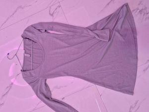 Light Purple Long Sleeve Top