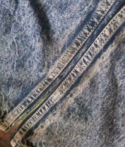 Acid Wash High-Waisted Jeans