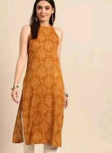 Stylish Mustard Ethnic Kurta