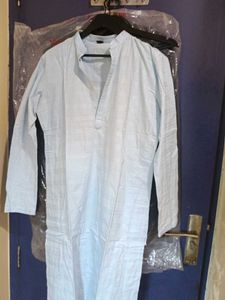 manyavar Blue Kurta