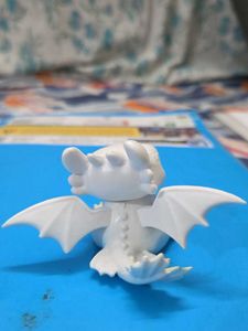 Cute White Dragon Toy Figure