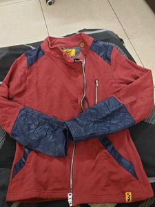 Stylish Red &amp; Blue Bomber Jacket