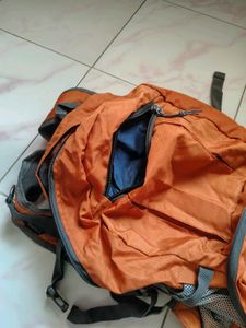 Orange Tripole Gears Backpack