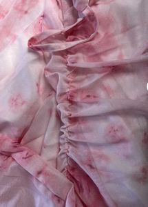 Pink Floral Slip Dress