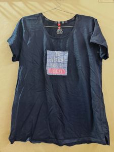 Navy Blue Graphic T-Shirt