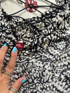Patterned Off-Shoulder Top