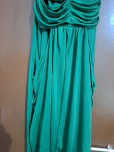 Party Dress (Dark Green Color)