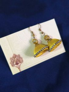 Handmade Silk Thread Jhumka Earrings