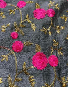 Embroidered Kurta with Floral Design