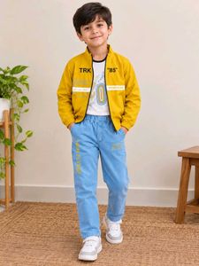 Stylish Boys 2-Piece Jacket & Pants Set | 6–7 Year