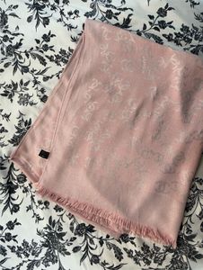 Chic Pink reversible Chanel designer Shawl