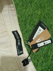 Men's Beige Cargo Pants