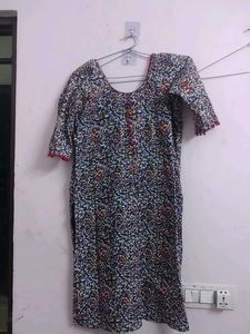 Stylish Printed Cotton Kurta,wore once,