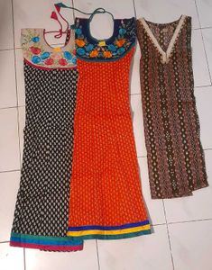 Assorted Printed Kurtas - Comfortable &amp; Stylish