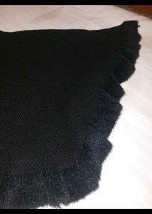 black phoncho sweater for women🍒