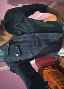Retro Vintage Blue Denim Jacket