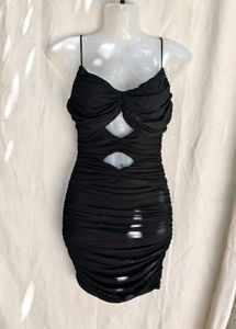 2254. Ruched Cutout Mini Dress It's mesh