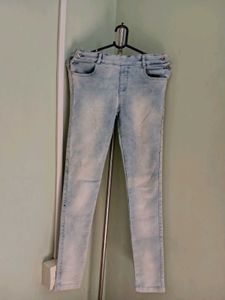 Light Wash Denim Jeggings