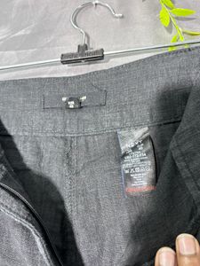 Classic Grey Linen Pants