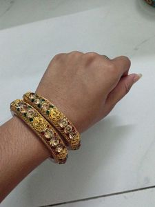 Elegant Beaded Bangles