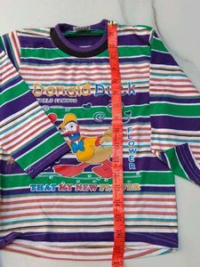Donald Duck Striped T-Shirt &amp; pazama Set